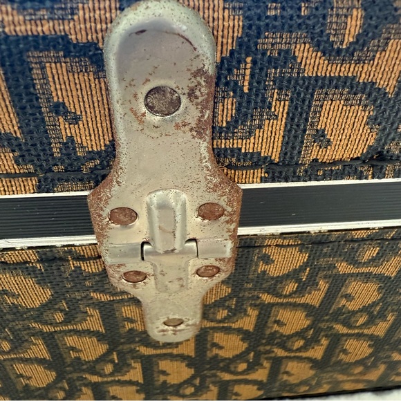 Vintage 1970s Christian Dior Diorissimo Pullman Suitcase 100% Authentic 28x18x8 - Picture 4 of 16